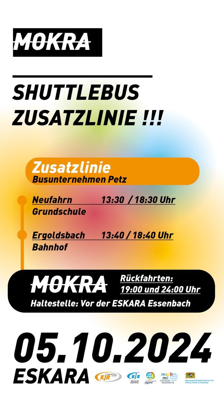 Shuttlebus Zusatzlinie!!! 